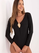 Body elegante- Con fermaglio dorato 