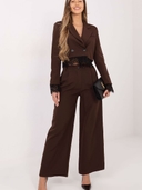 Giacca crop- Con inserti in pizzo