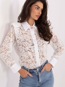 Camicia a manica lunga- In pizzo