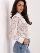 Camicia a manica lunga- In pizzo