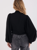 Camicia crop- Con nodo 