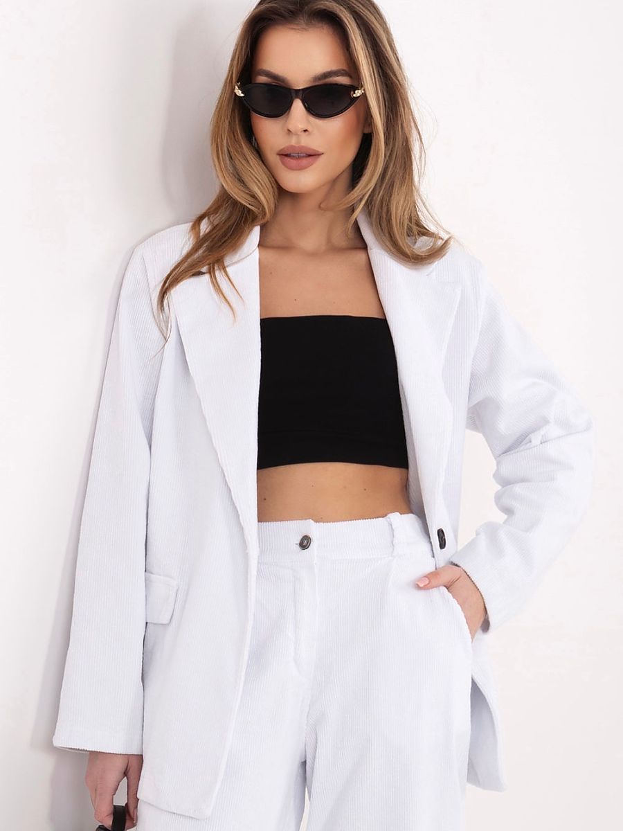 Giacca oversize - In velluto