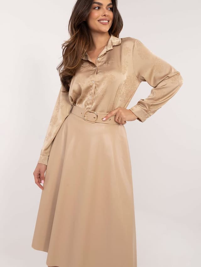 Gonna lunga- Effetto vernice 