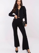 Completo- Maglioncino cropped e pantalone lungo