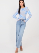 Maglia aderente- Con ricamo floreale