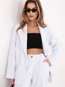 Giacca oversize - In velluto
